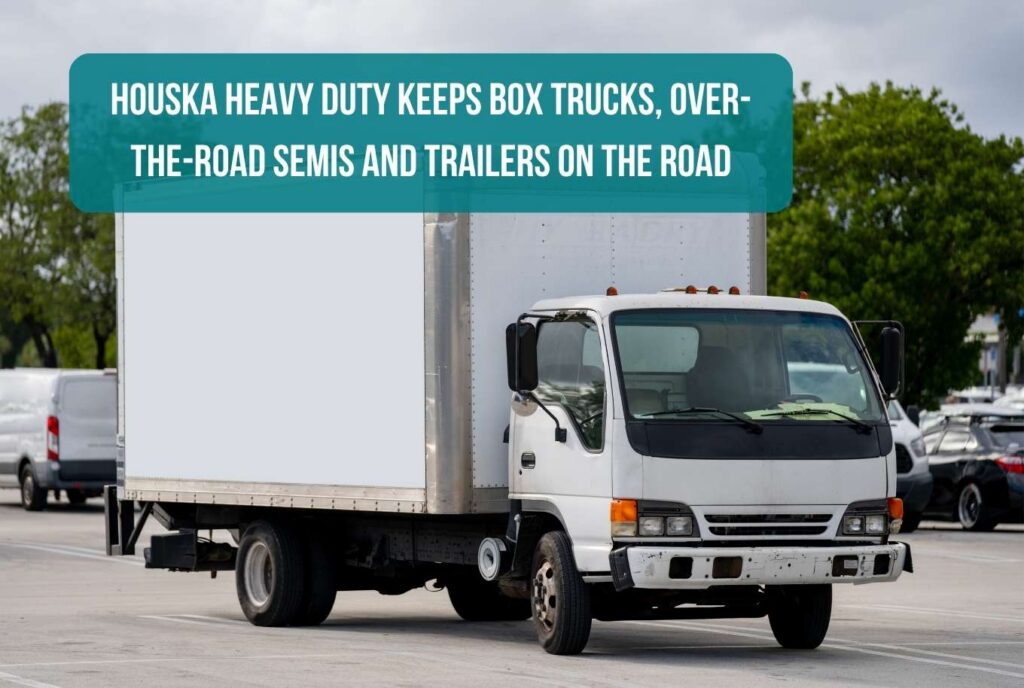 Box truck, semis, and trailers